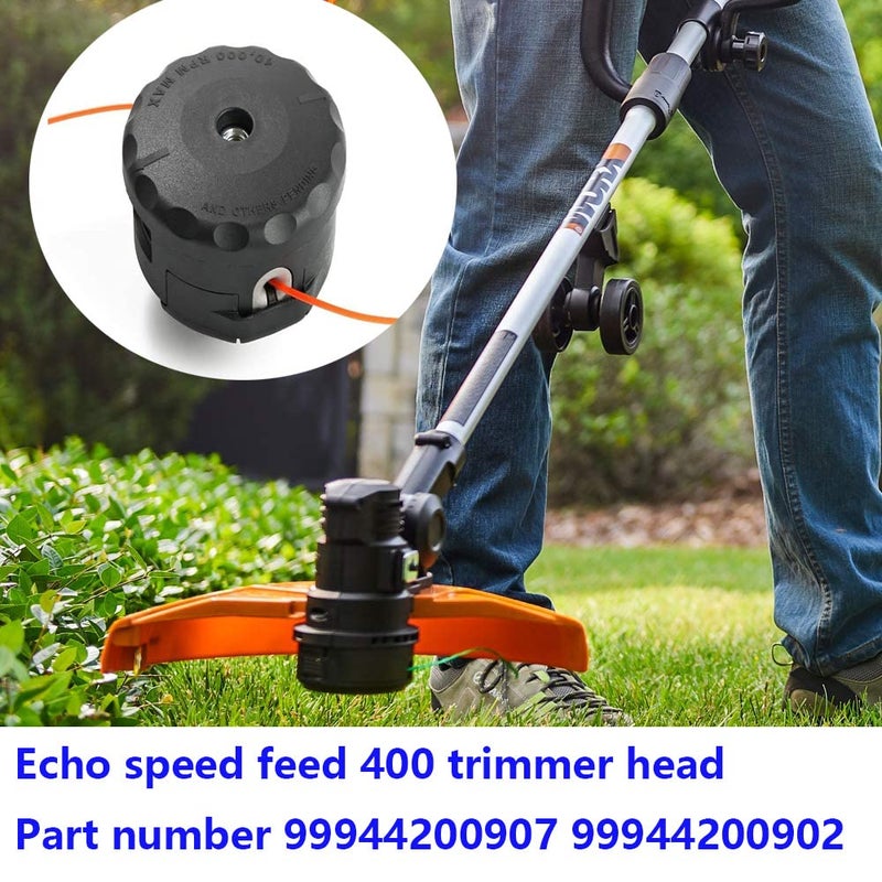 RO6G String Trimmer Head SRM-225 FOR Echo Eater Speed-Feed 400 SRM-230 SRM-210 SRM2100 SRM225 PAS210 PAS225 PAS230 PAS260 Shiandaiwa T195S T220 T222 T230 T231 Fit Most Echo SRM Straight Axle Trimmer - Image 2
